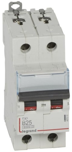 Выключатель автоматический Legrand DX3-E 6000 2п 25А B 10кА фото Выключатель автоматический Legrand DX3-E 6000 2п 25А B 10кА картинка